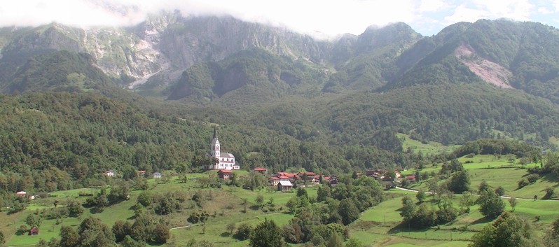Die Mittelspitze von der Rosteige Im Soccatal in Slowenien - 29