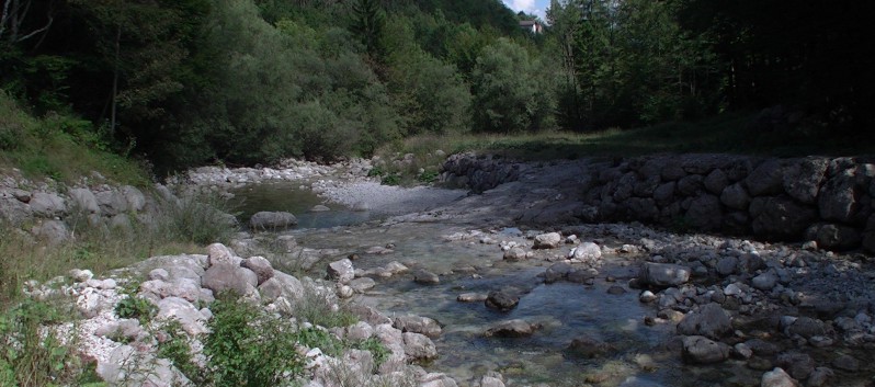 Die Mittelspitze von der Rosteige Im Soccatal in Slowenien - 38