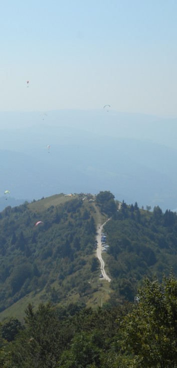 Die Mittelspitze von der Rosteige auf dem Berg Kopala in Slowenien 14