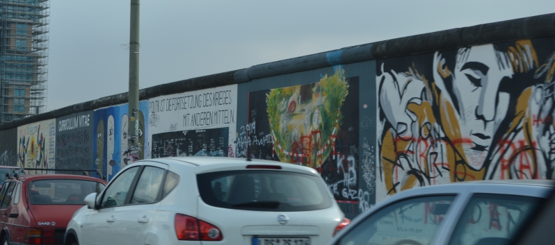 Die Mittelspitze von der Rosteige in Berlin - 41 - Berliner Mauer