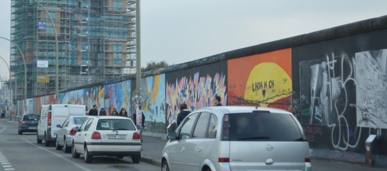 Die Mittelspitze von der Rosteige in Berlin - 42 - Berliner Mauer