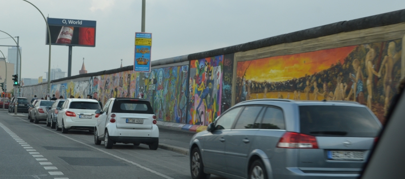 Die Mittelspitze von der Rosteige in Berlin - 44 - Berliner Mauer